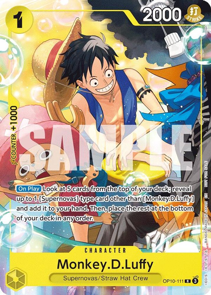Monkey.D.Luffy - OP10-111 - One Piece Welcome Pack Vol.1 Promo