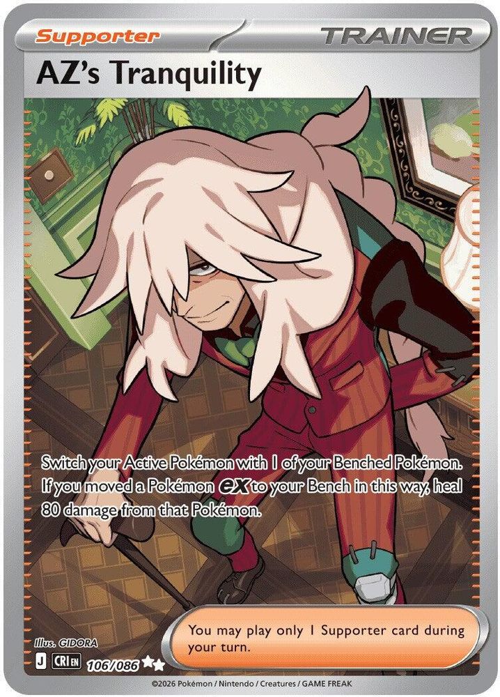 AZ's Tranquility - [  106/086 ] - Ultra Rare - Pokemon ME04 Chaos Rising