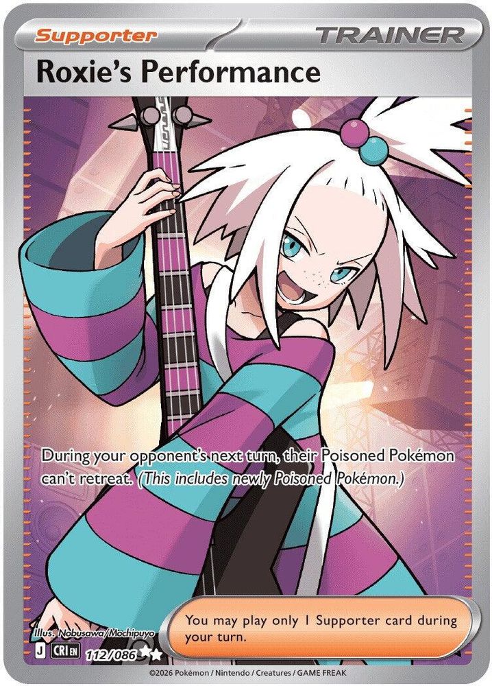 Roxie's Performance - [  112/086 ] - Ultra Rare - Pokemon ME04 Chaos Rising