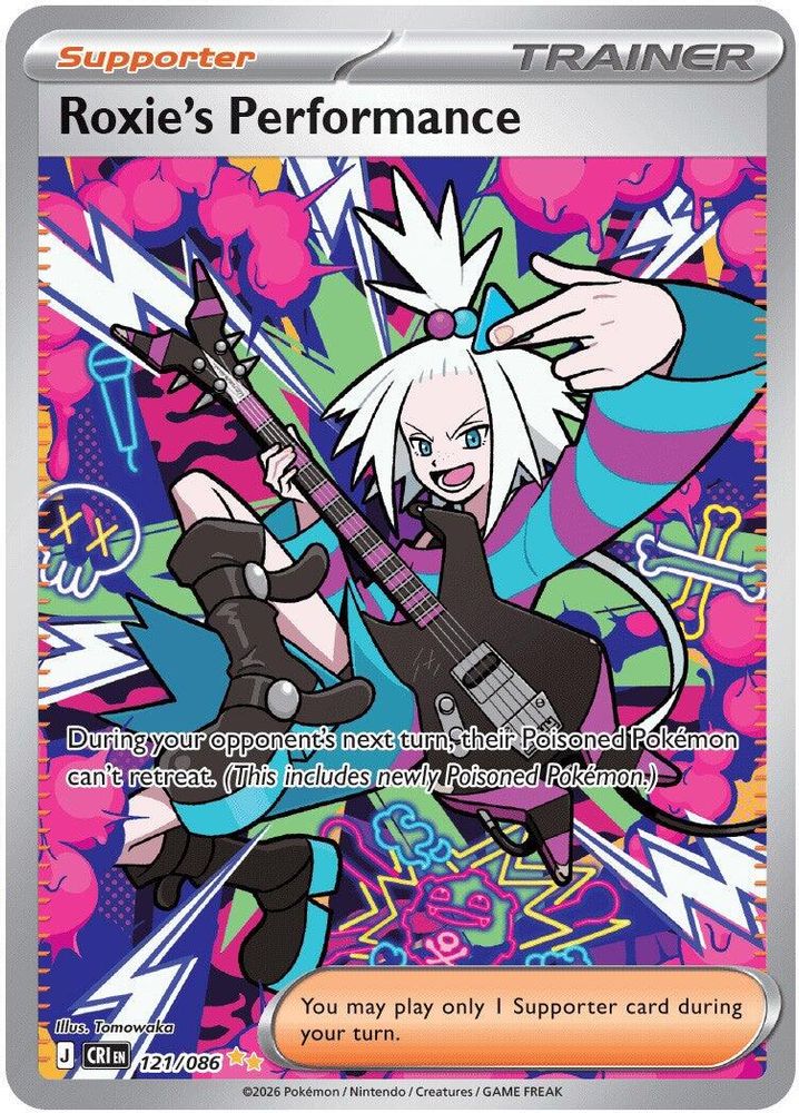 Roxie's Performance - [  121/086 ] - Special Illustration Rare - Pokemon ME04 Chaos Rising
