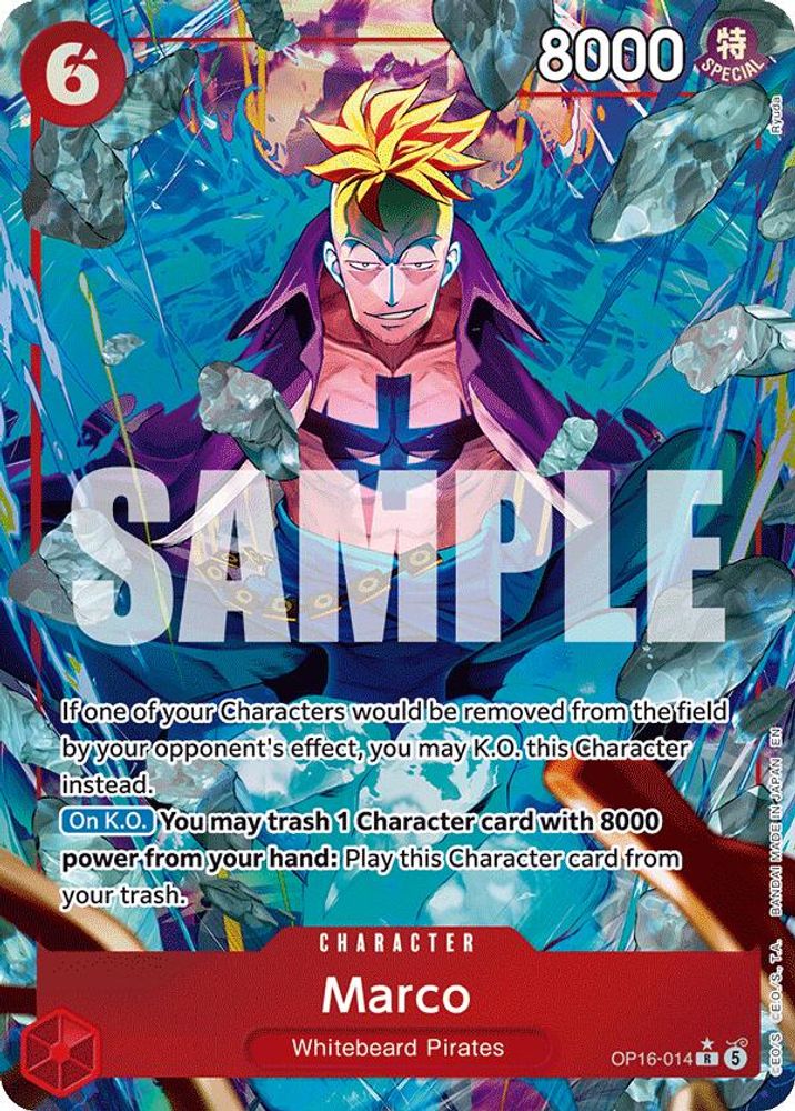 [ALTERNATE ART] Marco (OP16-014) R★ - One Piece The Time of Battle