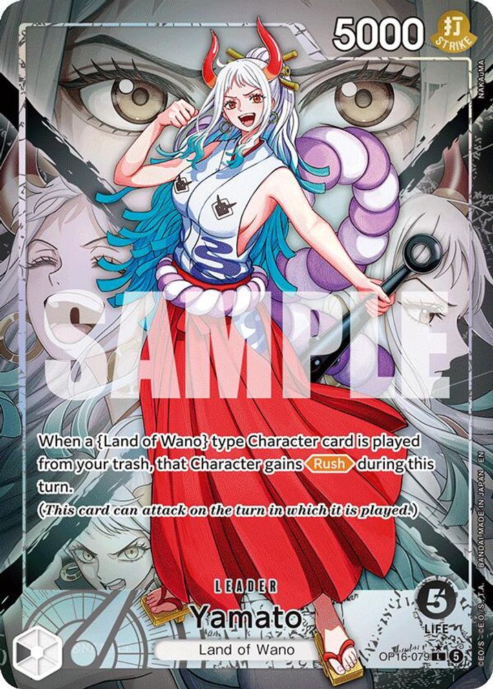 [ALTERNATE ART] Yamato (079) (OP16-079) L★ - One Piece The Time of Battle