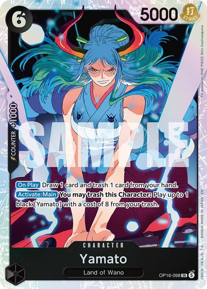 Yamato (098)  (OP16-098) Super Rare - One Piece The Time of Battle