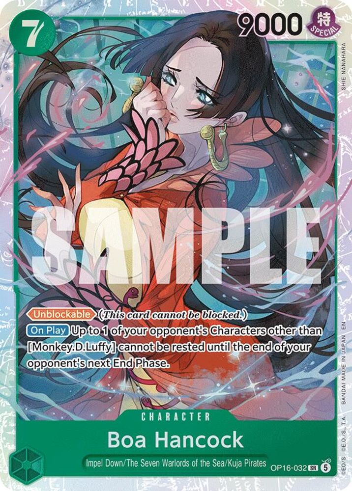 Boa Hancock  (OP16-032) Super Rare - One Piece The Time of Battle