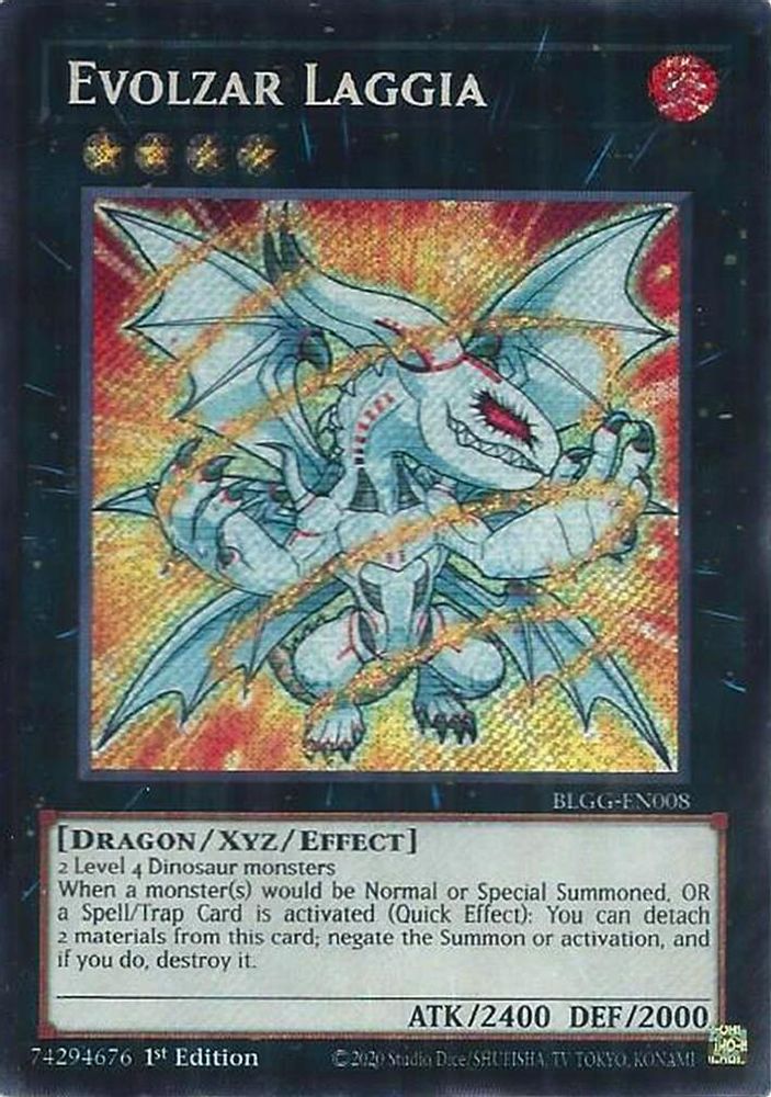 Evolzar Laggia - (BLGG-EN008) - (Chibi) Secret Rare 1st Edition