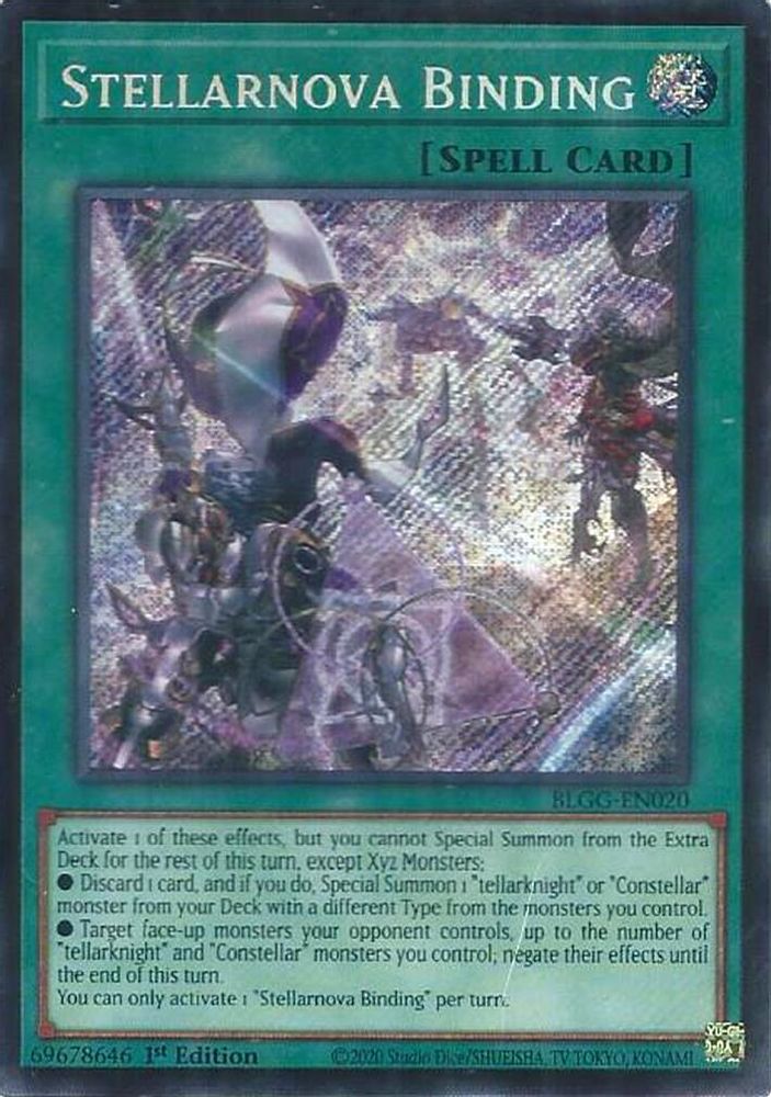 Stellarnova Binding - (BLGG-EN020) Secret Rare - 1st Edition
