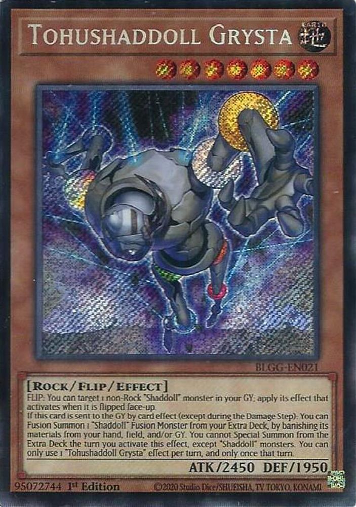 Tohushaddoll Grysta - (BLGG-EN021) Secret Rare - 1st Edition
