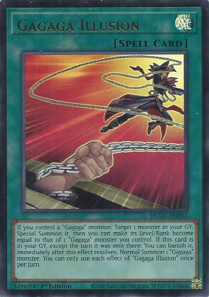 Gagaga Illusion - (BLGG-EN036) Ultra Rare - 1st Edition