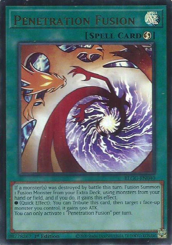 Penetration Fusion - (BLGG-EN040) Ultra Rare - 1st Edition