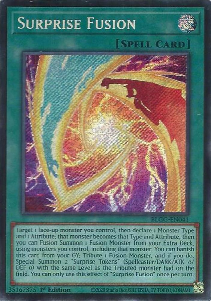 Surprise Fusion - (BLGG-EN041) Secret Rare - 1st Edition