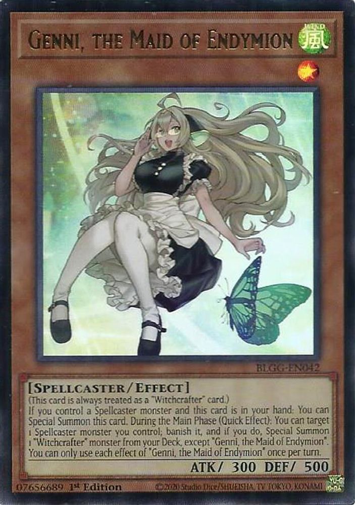 Genni, the Maid of Endymion - (BLGG-EN042) Ultra Rare - 1st Edition