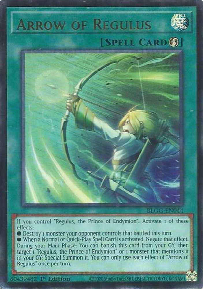 Arrow of Regulus - (BLGG-EN044) Ultra Rare - 1st Edition