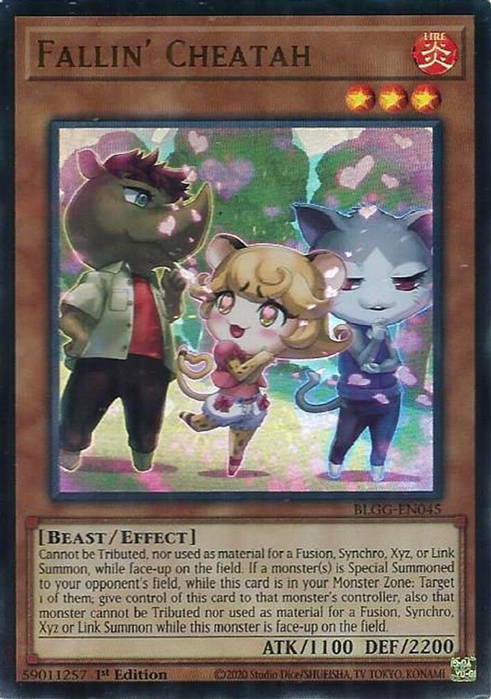 Fallin' Cheatah - (BLGG-EN045) Ultra Rare - 1st Edition