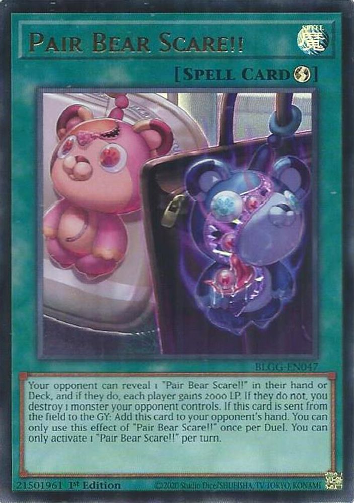 Pair Bear Scare!! - (BLGG-EN047) Ultra Rare - 1st Edition