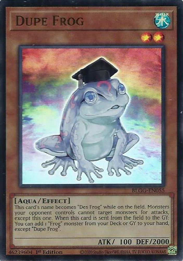 Dupe Frog - (BLGG-EN055) Ultra Rare - 1st Edition