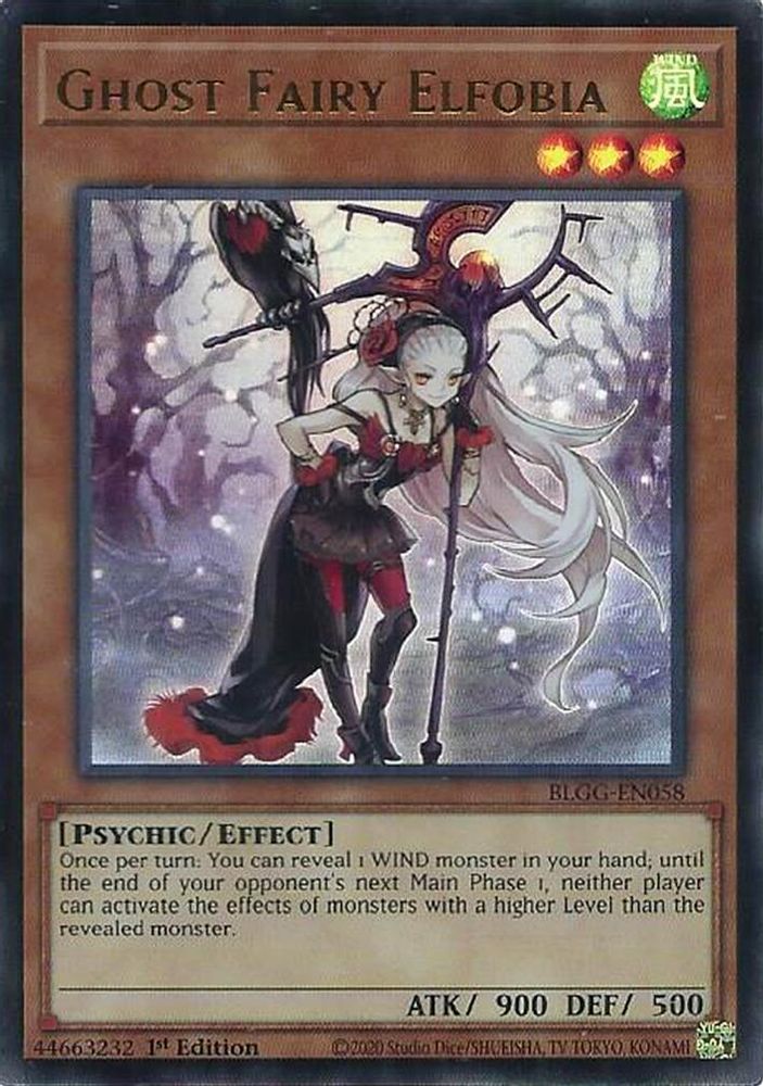 Ghost Fairy Elfobia - (BLGG-EN058) Ultra Rare - 1st Edition