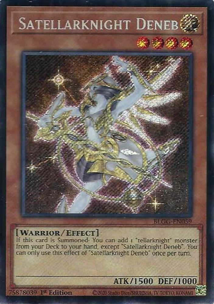 Satellarknight Deneb - (BLGG-EN059) Secret Rare - 1st Edition