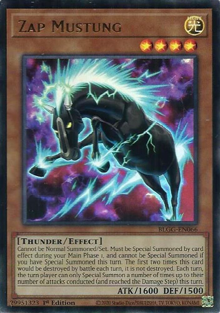 Zap Mustung - (BLGG-EN066) Ultra Rare - 1st Edition