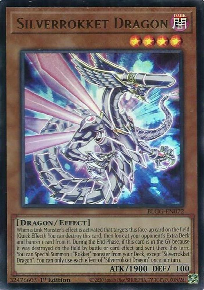 Silverrokket Dragon - (BLGG-EN072) - Ultra Rare - 1st Edition