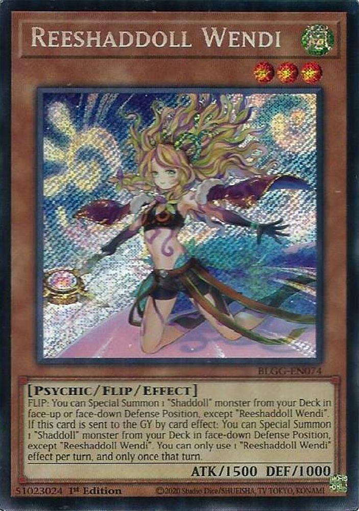 Reeshaddoll Wendi - (BLGG-EN074) Secret Rare - 1st Edition