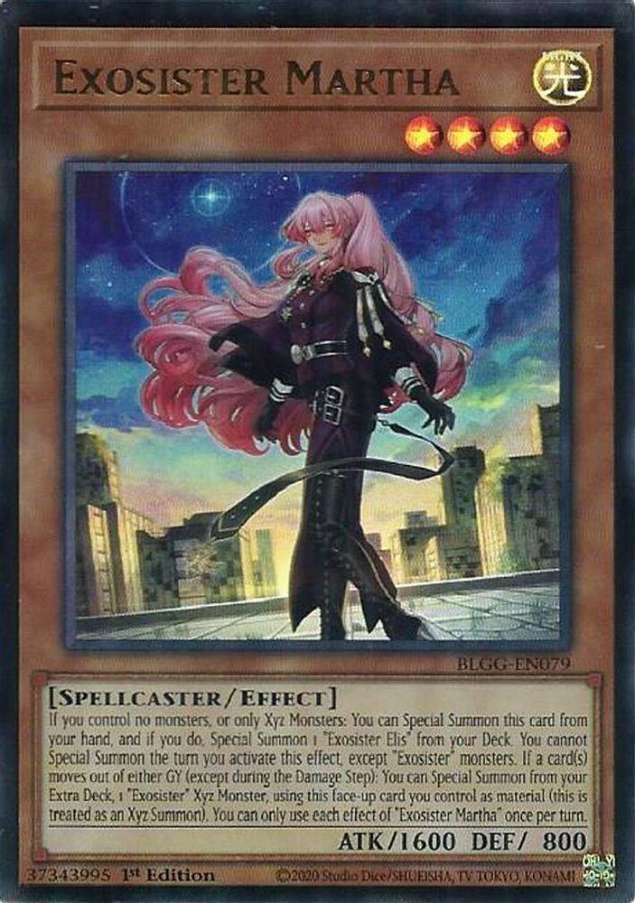 Exosister Martha - (BLGG-EN079) Ultra Rare - 1st Edition