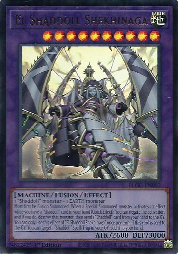 El Shaddoll Shekhinaga - (BLGG-EN082) Ultra Rare - 1st Edition