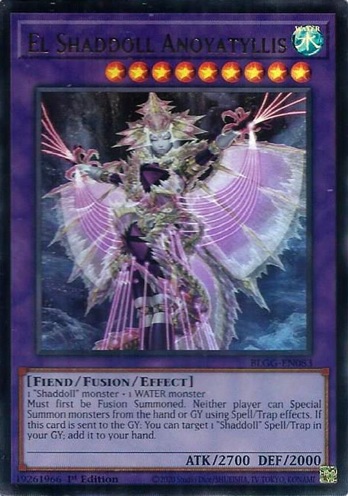 El Shaddoll Anoyatyllis - (BLGG-EN083) Ultra Rare - 1st Edition
