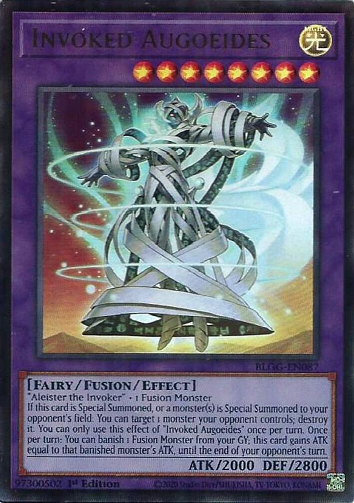 Invoked Augoeides - (BLGG-EN087) Ultra Rare - 1st Edition