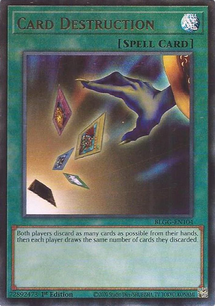 Card Destruction - (BLGG-EN104) Ultra Rare - 1st Edition
