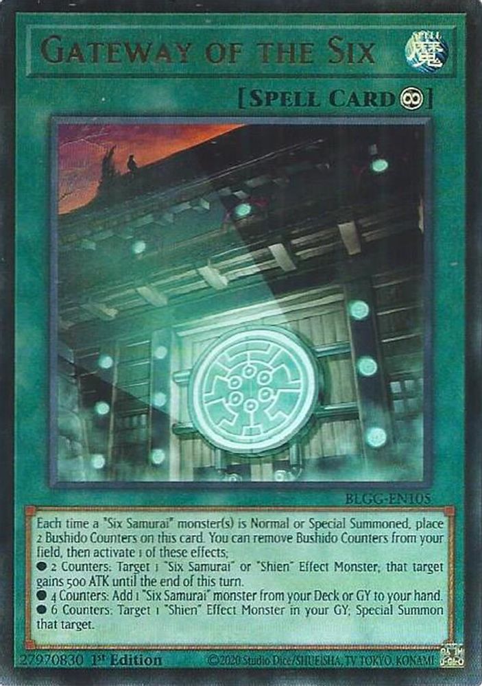 Gateway of the Six - (BLGG-EN105) Ultra Rare - 1st Edition