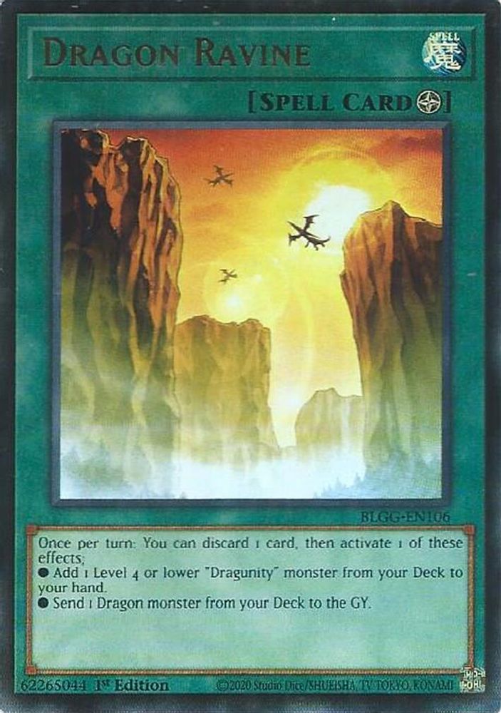 Dragon Ravine - (BLGG-EN106) Ultra Rare - 1st Edition