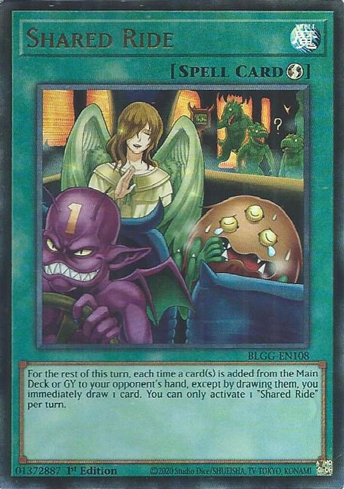 Shared Ride - (BLGG-EN108) Ultra Rare - 1st Edition
