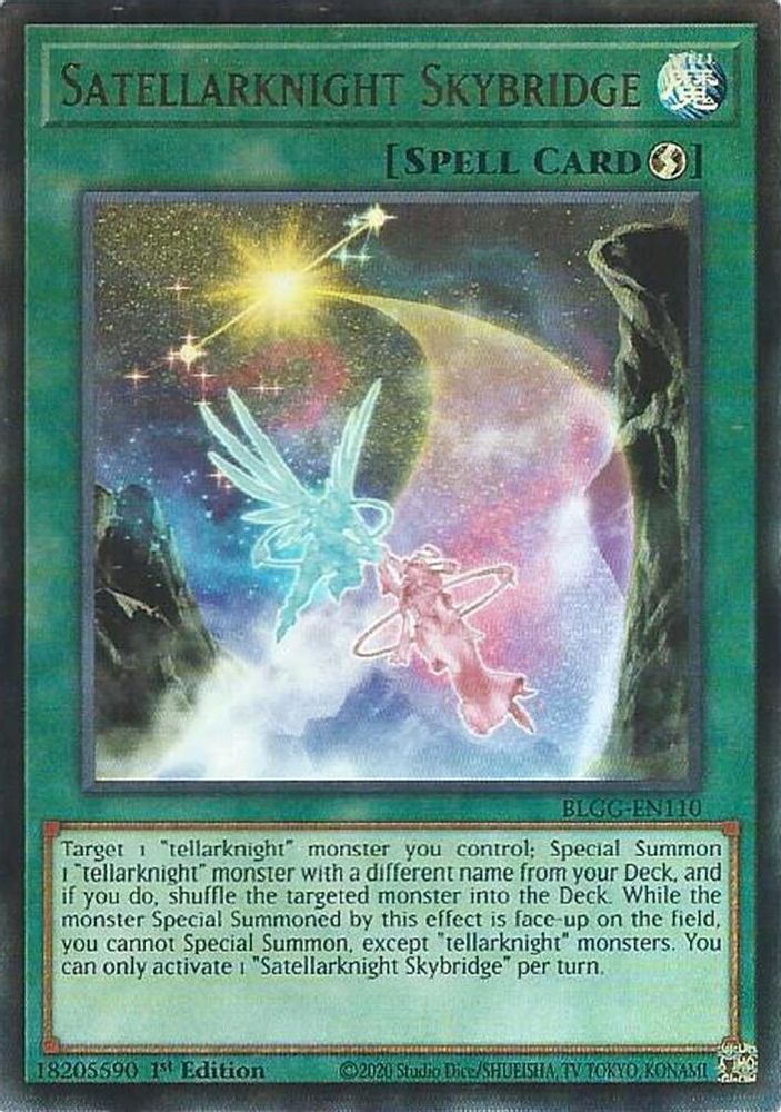 Satellarknight Skybridge - (BLGG-EN110) Ultra Rare - 1st Edition