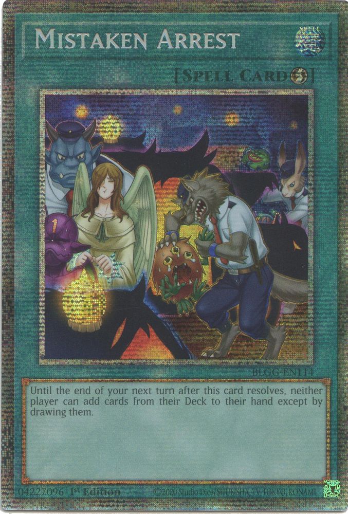 [STARLIGHT RARE] Mistaken Arrest - (BLGG-EN114) - 1st Edition