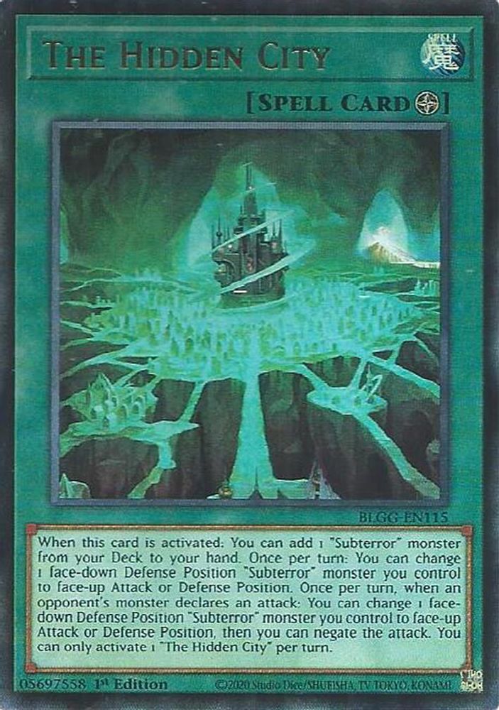 The Hidden City - (BLGG-EN115) Ultra Rare - 1st Edition