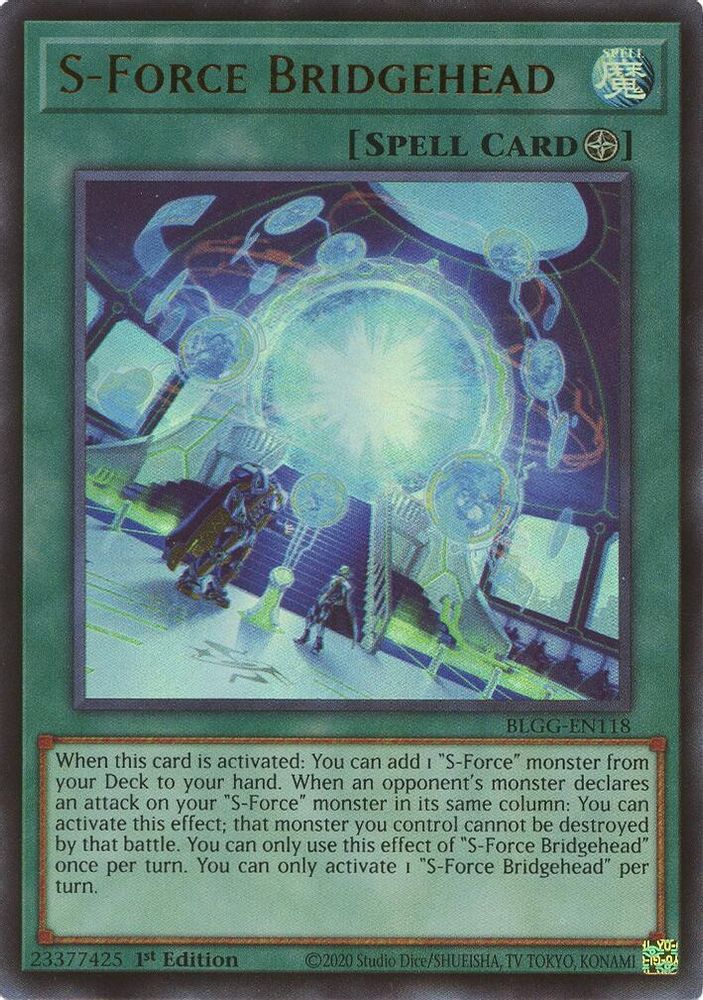 S-Force Bridgehead - (BLGG-EN118) Ultra Rare - 1st Edition