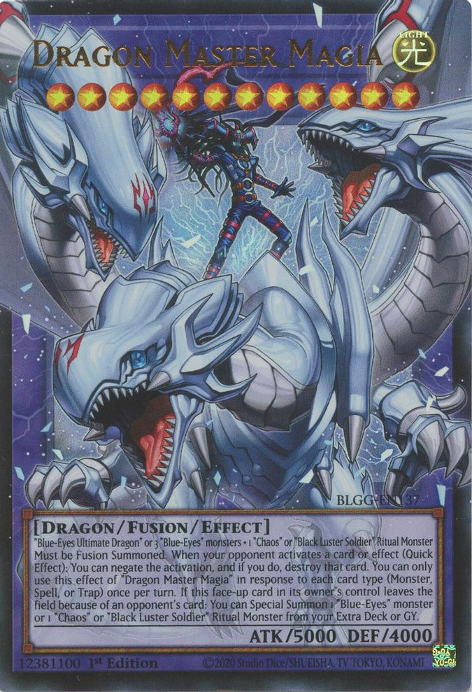 Dragon Master Magia - (BLGG-EN137) - OVERFRAME Ultra Rare 1st Edition