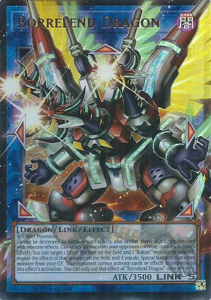 Borrelend Dragon - (BLGG-EN142) - OVERFRAME Ultra Rare 1st Edition