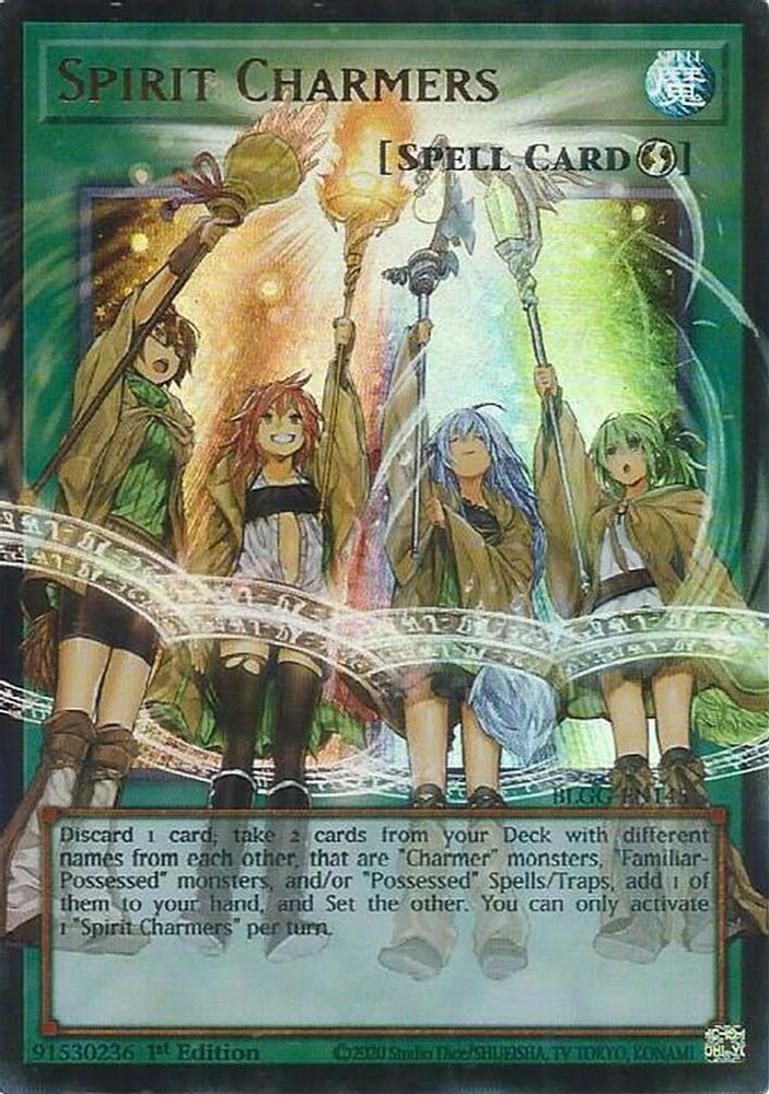 Spirit Charmers - (BLGG-EN145) - OVERFRAME Ultra Rare 1st Edition