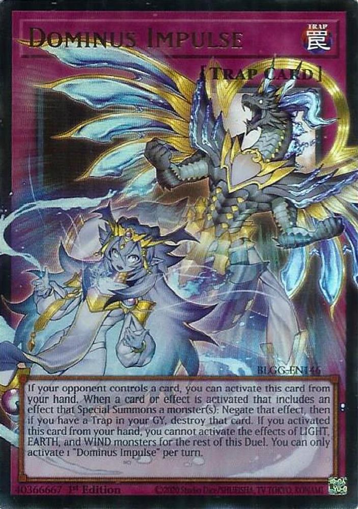 Dominus Impulse - (BLGG-EN146) - OVERFRAME Ultra Rare 1st Edition