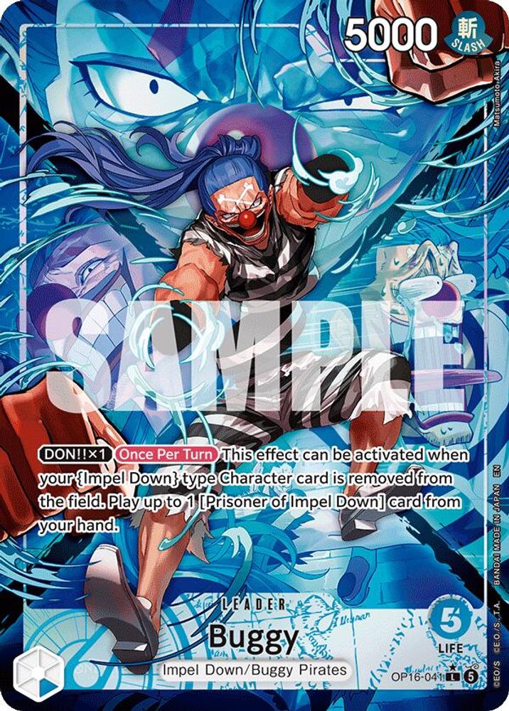 [ALTERNATE ART] Buggy (041) (OP16-041) L★ - One Piece The Time of Battle