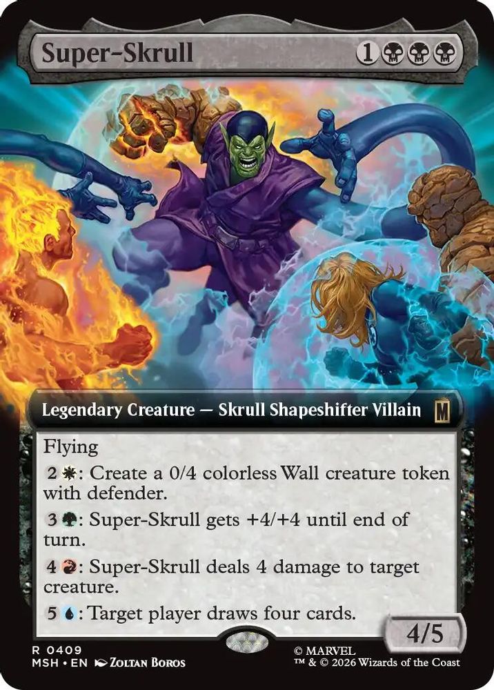 Super-Skrull (Extended Art) #409 - RARE MSH -  Marvel Super Heroes
