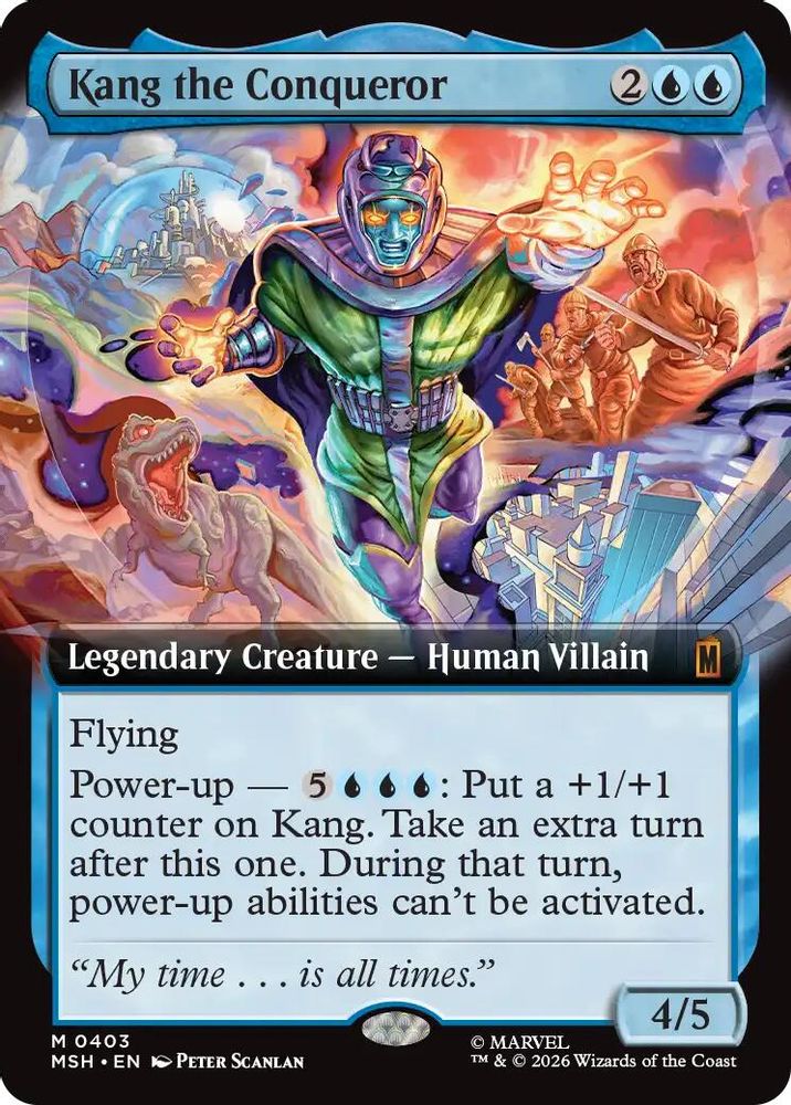 [FOIL] Kang the Conqueror (Extended Art) #403 - MYTHIC MSH -  Marvel Super Heroes