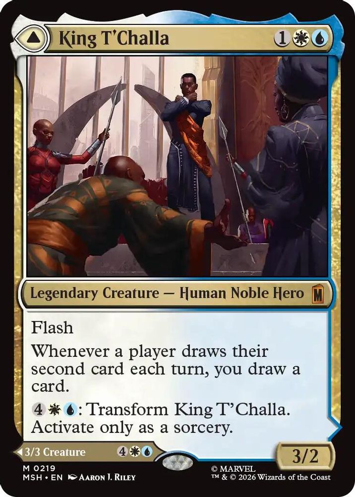 [FOIL] King T'Challa #219 - MYTHIC MSH -  Marvel Super Heroes