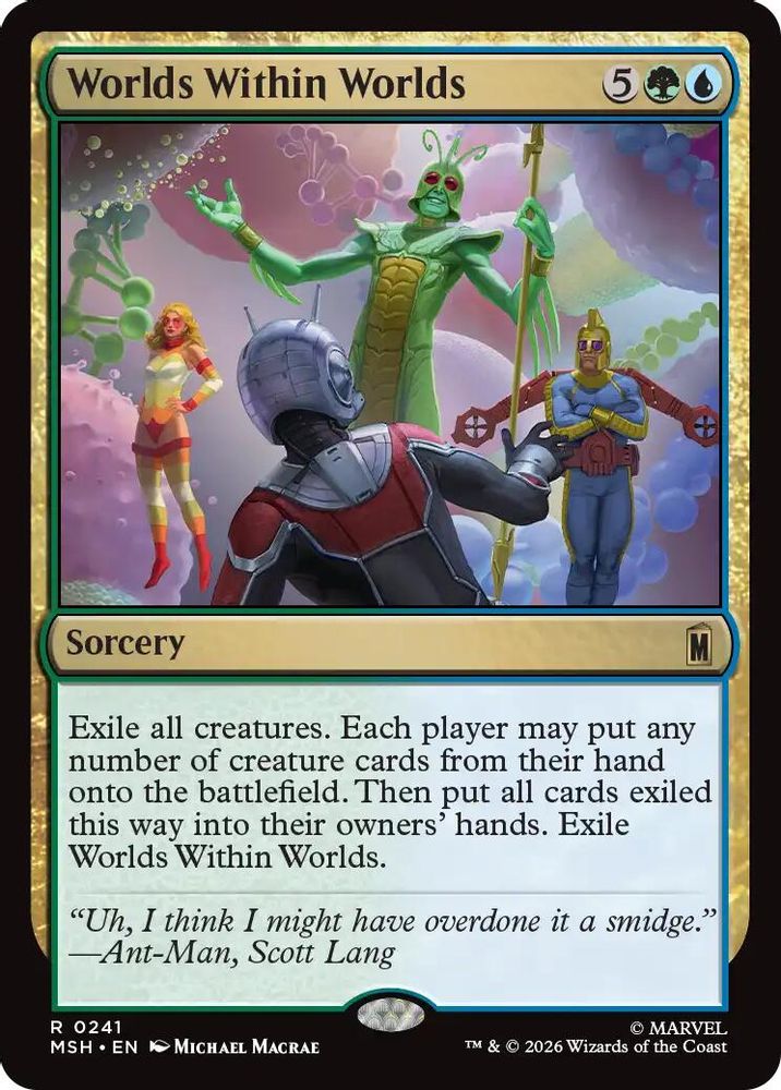 Worlds Within Worlds #241 - RARE MSH -  Marvel Super Heroes