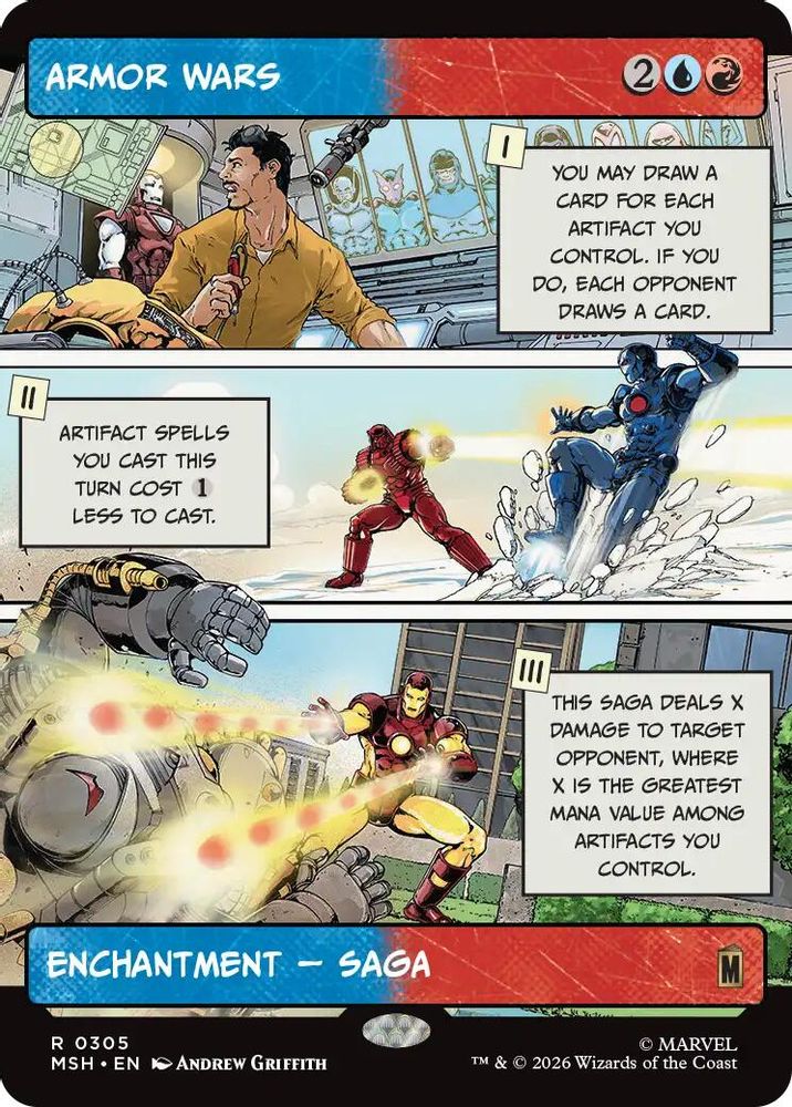 Armor Wars (Borderless) #305 - RARE MSH -  Marvel Super Heroes