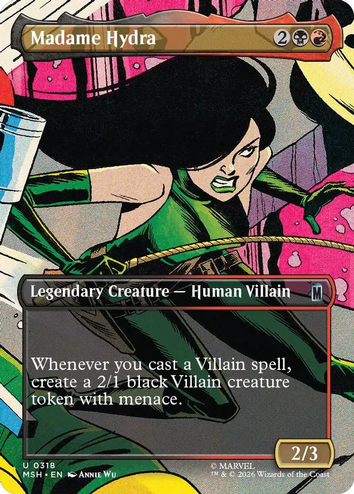 Madame Hydra (Borderless) #318 - UNCOMMON MSH -  Marvel Super Heroes