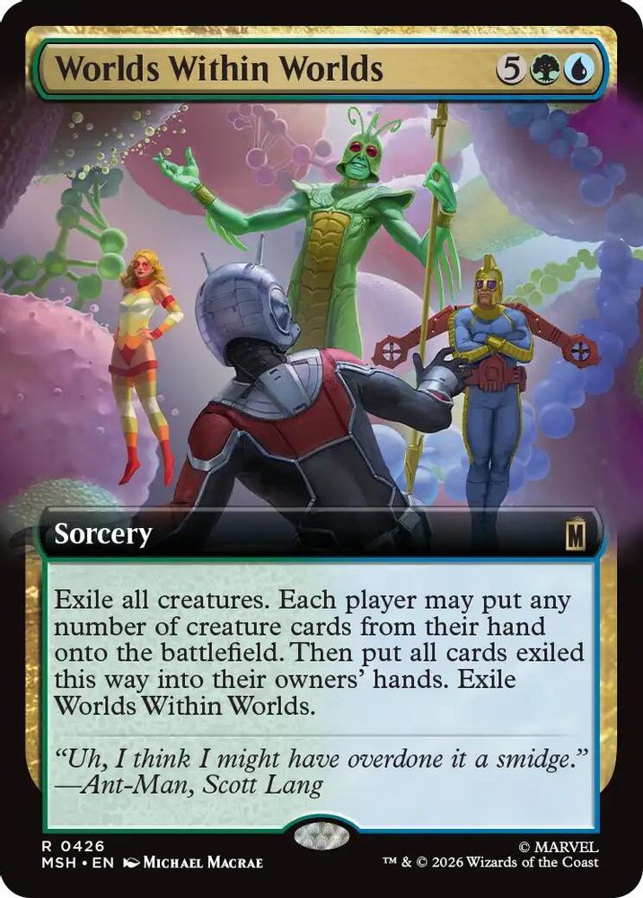 Worlds Within Worlds (Extended Art) #426 - RARE MSH -  Marvel Super Heroes
