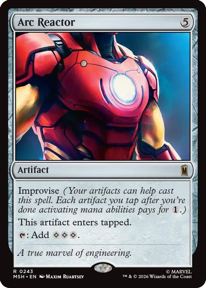 Arc Reactor #243 - RARE MSH -  Marvel Super Heroes