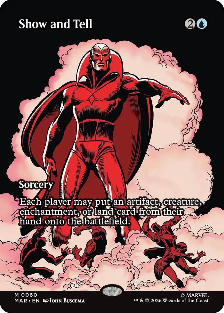 Show and Tell (Borderless) #060 - MYTHIC MAR -  Marvel Universe Eternal-Legal